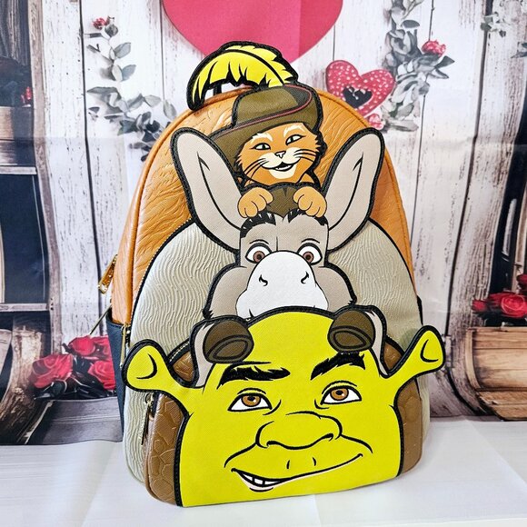 Loungefly | Bags | Loungefly Dream Works Shrek Triple Pocket Mini ...